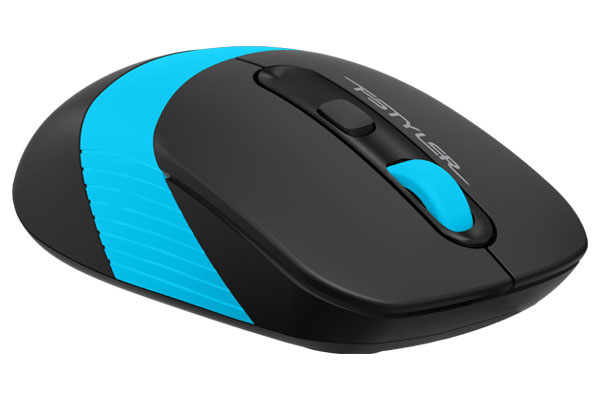 MOUSE A4tech ,  gaming ,  wireless ,  2.4GHz ,  optic ,  2000 dpi ,  butoane/scroll 4/1 ,  buton selectare viteza ,  negru / albastru ,  Cod Produs: FG10 Blue [5]