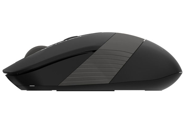 MOUSE A4tech, gaming, wireless, 2.4GHz, optic, 2000 dpi, butoane/scroll 4/1, buton selectare viteza, negru / gri, Cod Produs: FG10 Grey [4]