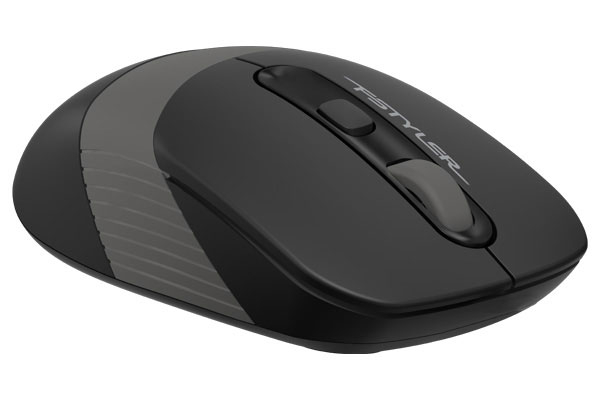 MOUSE A4tech, gaming, wireless, 2.4GHz, optic, 2000 dpi, butoane/scroll 4/1, buton selectare viteza, negru / gri, Cod Produs: FG10 Grey [5]
