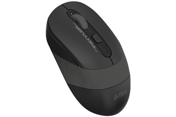 MOUSE A4tech, gaming, wireless, 2.4GHz, optic, 2000 dpi, butoane/scroll 4/1, buton selectare viteza, negru / gri, Cod Produs: FG10 Grey [2]