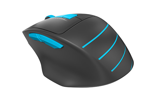 MOUSE A4tech ,  gaming ,  wireless ,  2.4GHz ,  optic ,  2000 dpi ,  butoane/scroll 6/1 ,  buton selectare viteza ,  negru / albastru ,  Cod Produs: FG30 Blue [2]