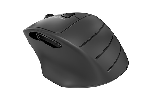 MOUSE A4tech, gaming, wireless, 2.4GHz, optic, 2000 dpi, butoane/scroll 6/1, buton selectare viteza, negru / gri, Cod Produs: FG30 Grey [2]