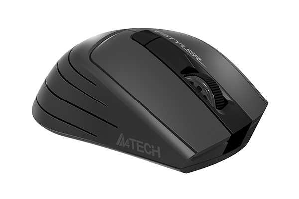 MOUSE A4tech, gaming, wireless, 2.4GHz, optic, 2000 dpi, butoane/scroll 6/1, buton selectare viteza, negru / gri, Cod Produs: FG30 Grey [5]