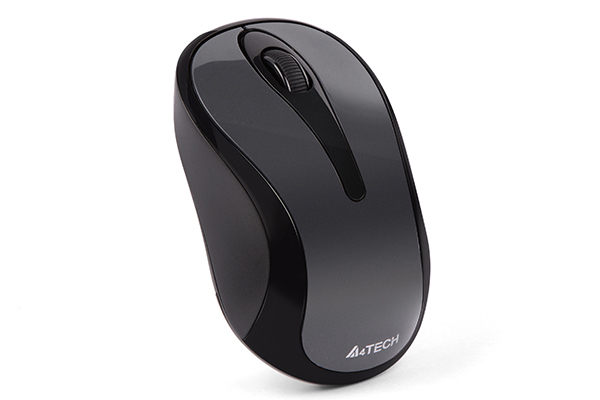 MOUSE A4tech ,  PC sau NB ,  wireless ,  2.4GHz ,  optic ,  1000 dpi ,  butoane/scroll 3/1 ,   ,  gri ,  Cod Produs: G3-280N-GG [3]