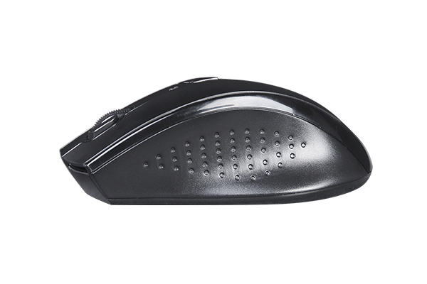 MOUSE A4tech, PC sau NB, wireless, 2.4GHz, optic, 2000 dpi, butoane/scroll 5/1, buton selectare viteza, negru, Cod Produs: G9-730FX-BK [3]