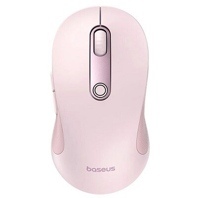 MOUSE Baseus F02 PC sau NB wireless ,  2.4GHz si Bluetooth ,  optic ,  800/ 1200/1600 dpi , butoane/scroll 3/1 ,  roz Cod Produs: B01055505411-01 [2]