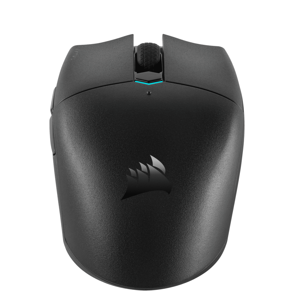 MOUSE CORSAIR, gaming, wireless, Bluetooth | 2.4GHz, optic, 10000 dpi, butoane/scroll 6/1, butoane programabile, buton selectare viteza, negru, Cod Produs: CH-931C011-EU [12]