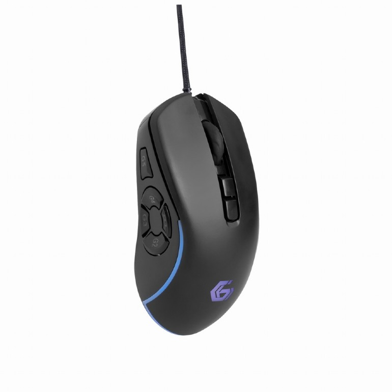 MOUSE GEMBIRD, gaming, cu fir, USB, optic, 7200 dpi, butoane/scroll 10/1, iluminare, cablu 1.8m, negru, Cod Produs: MUSG-RAGNAR-RX500 [2]