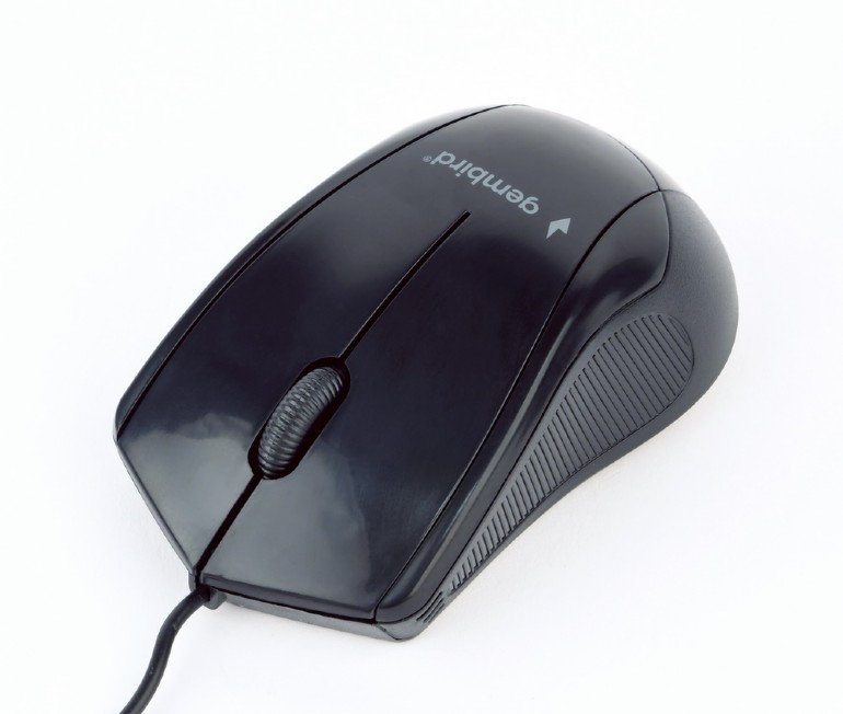 MOUSE GEMBIRD ,  PC sau NB ,  cu fir ,  USB ,  optic ,  1000 dpi ,  butoane/scroll 3/1 ,   ,  negru ,  Cod Produs: MUS-3B-02 [2]