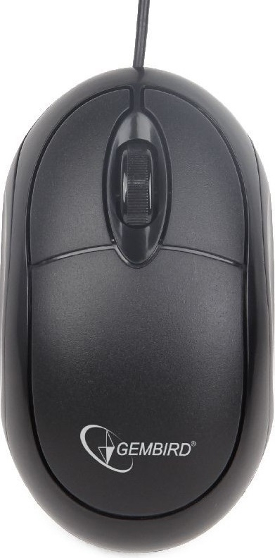 MOUSE GEMBIRD, PC sau NB, cu fir, USB, optic, 1000 dpi, butoane/scroll 3/1, , negru, Cod Produs: MUS-U-01 [3]