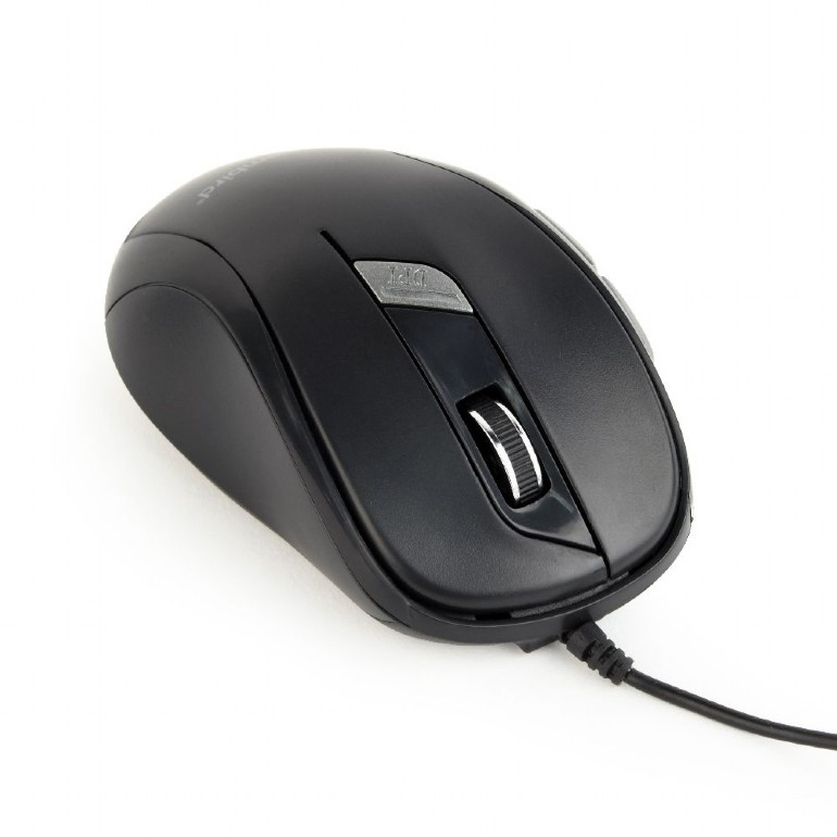 MOUSE GEMBIRD ,  PC sau NB ,  cu fir ,  USB ,  optic ,  1600 dpi ,  butoane/scroll 6/1 ,   ,  negru ,  Cod Produs: MUS-6B-01 [2]
