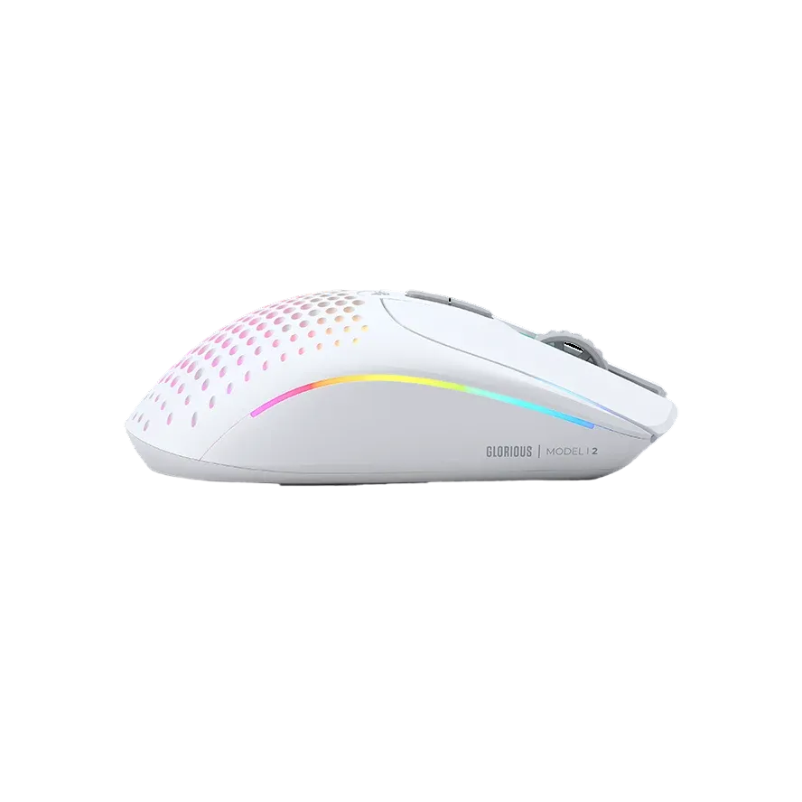 MOUSE Glorious PC Gaming Race Wireless, 26000 DPI, Ultralight 75g, Bluetooth, 9 butoane, Alb Cod Produs: GLO-MS-IWV2-MW [4]