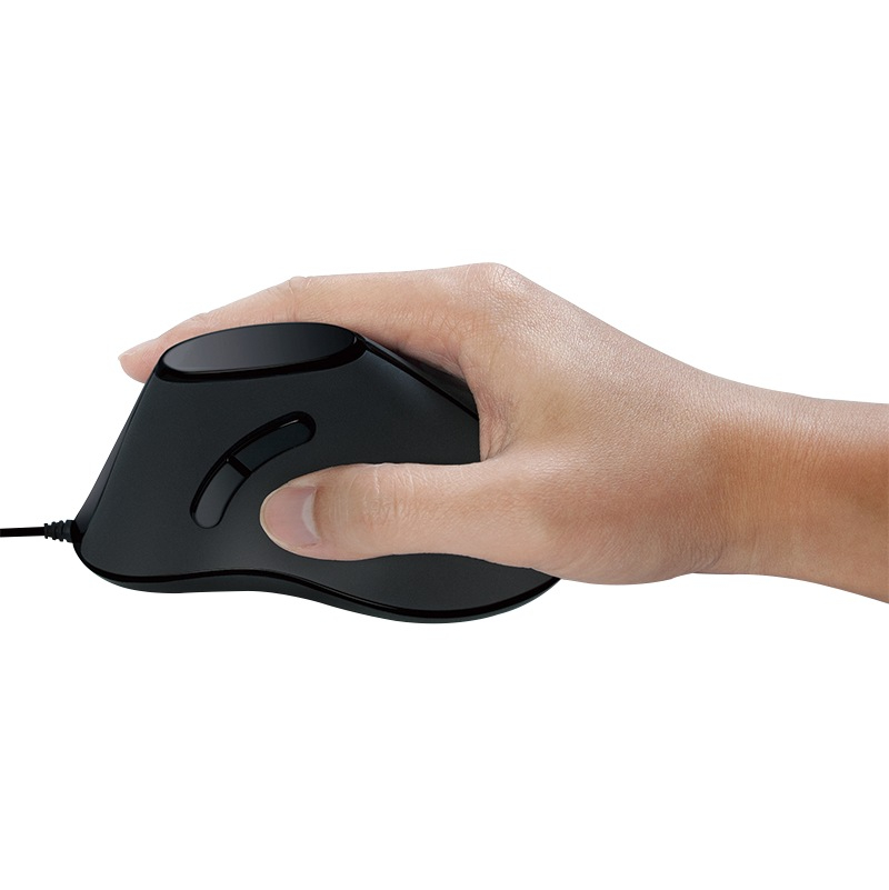 MOUSE Logilink, PC sau NB, cu fir, USB, optic, 1000 dpi, butoane/scroll 5/1, ergonomic, negru, Cod Produs: ID0158 [4]