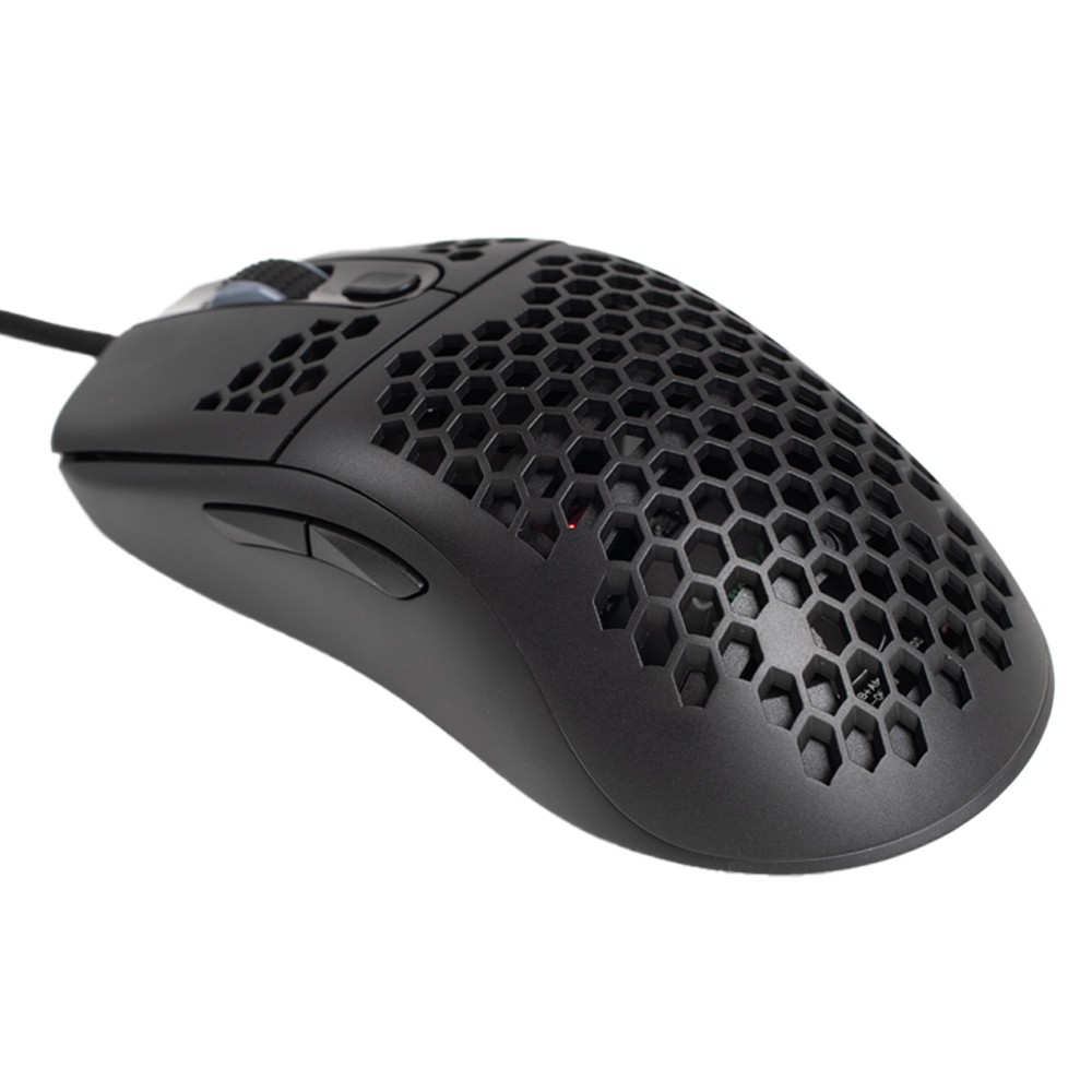 MOUSE Spacer - gaming, gaming, cu fir, USB, optic, 6.400 dpi, butoane/scroll 7/1, iluminare RGB, negru, Cod Produs: SPGM-ALIEN-LIGHT [2]