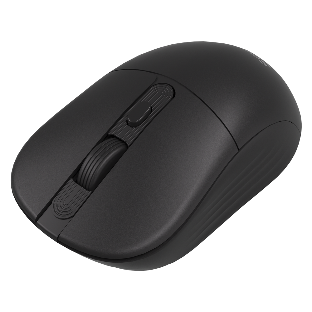 MOUSE Spacer, PC sau NB, wireless, 2.4GHz + Bluetooth 5.2, optic, max.1600 dpi, butoane/scroll 4/1,buton ON/OFF, click silentios S/D, negru,baterie AAx1 inclusa, Cod Produs: SPMO-WS03-BT [3]
