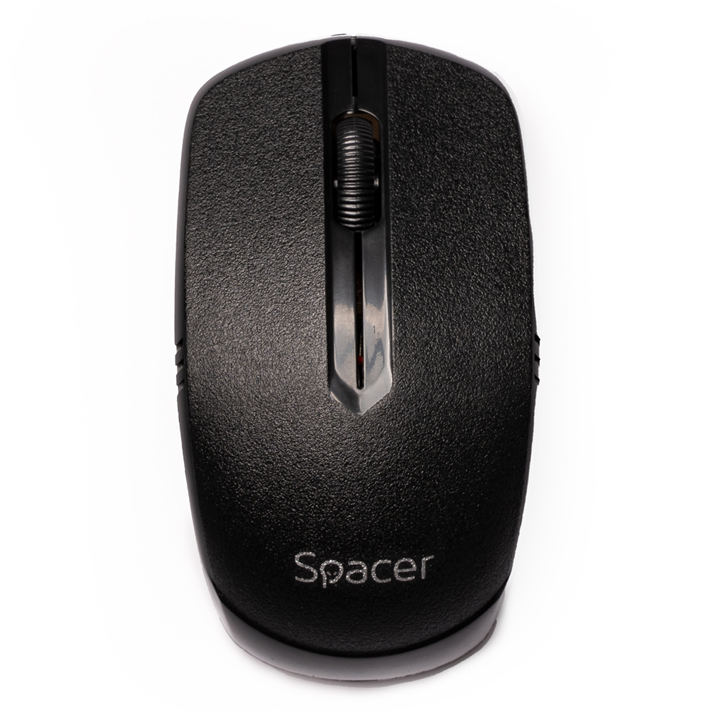MOUSE  Spacer, PC sau NB, wireless, 2.4GHz, optic, 1000 dpi, butoane/scroll 3/1, , negru, Cod Produs: SPMO-161 [2]