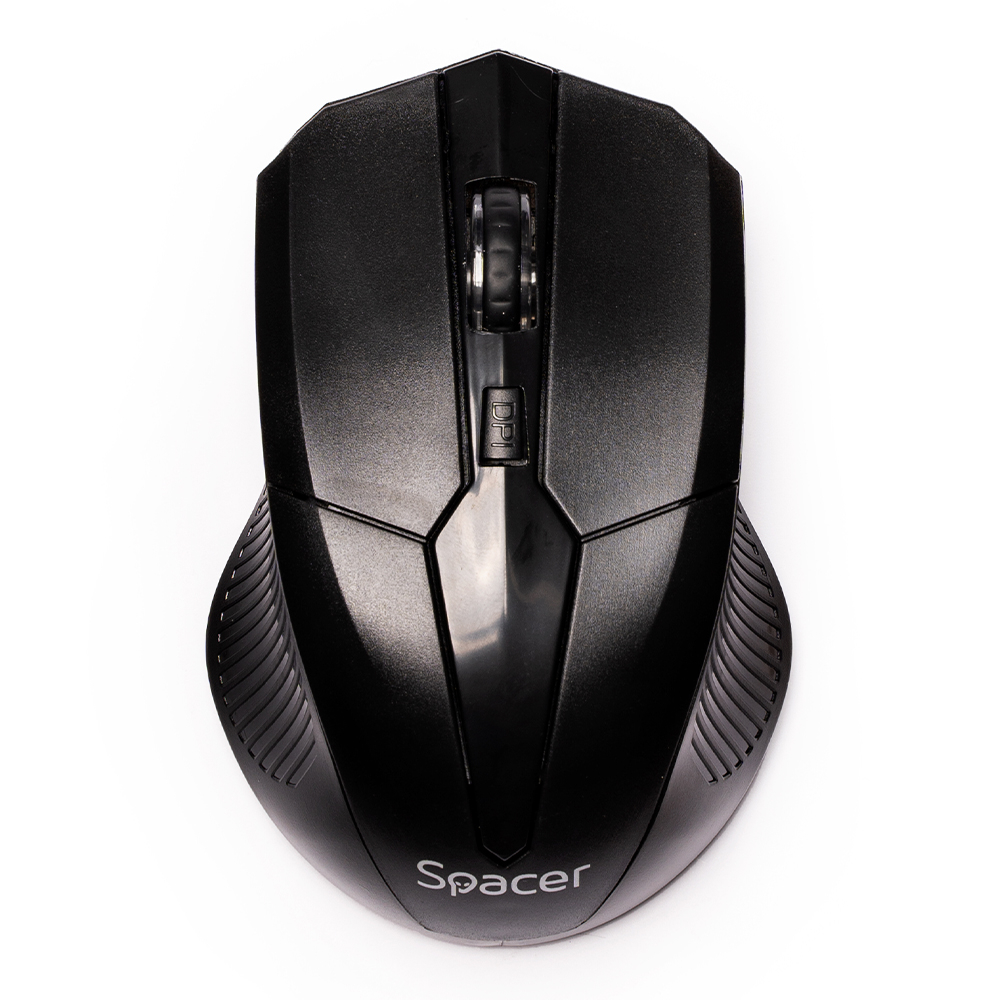 MOUSE  Spacer, PC sau NB, wireless, 2.4GHz, optic, 1600 dpi, butoane/scroll 4/1,buton ON/OFF, negru, Cod Produs: SPMO-W02 [2]