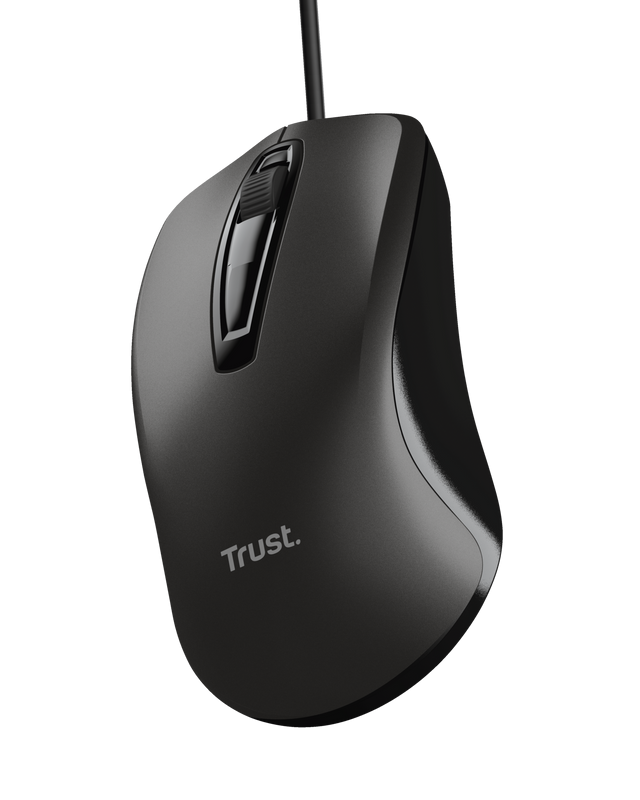 Mouse Trust cu fir optic, negru Cod Produs: TR-24657 [2]