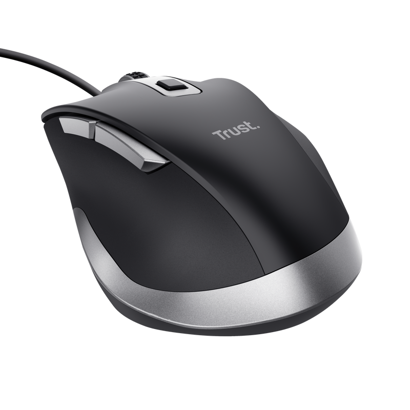 Mouse Trust Fyda cu fir 5000 DPI ,  negru Cod Produs: TR-24728 [3]