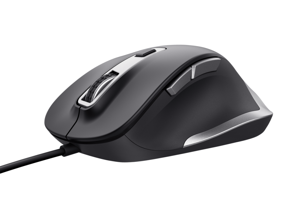 Mouse Trust Fyda cu fir 5000 DPI ,  negru Cod Produs: TR-24728 [2]
