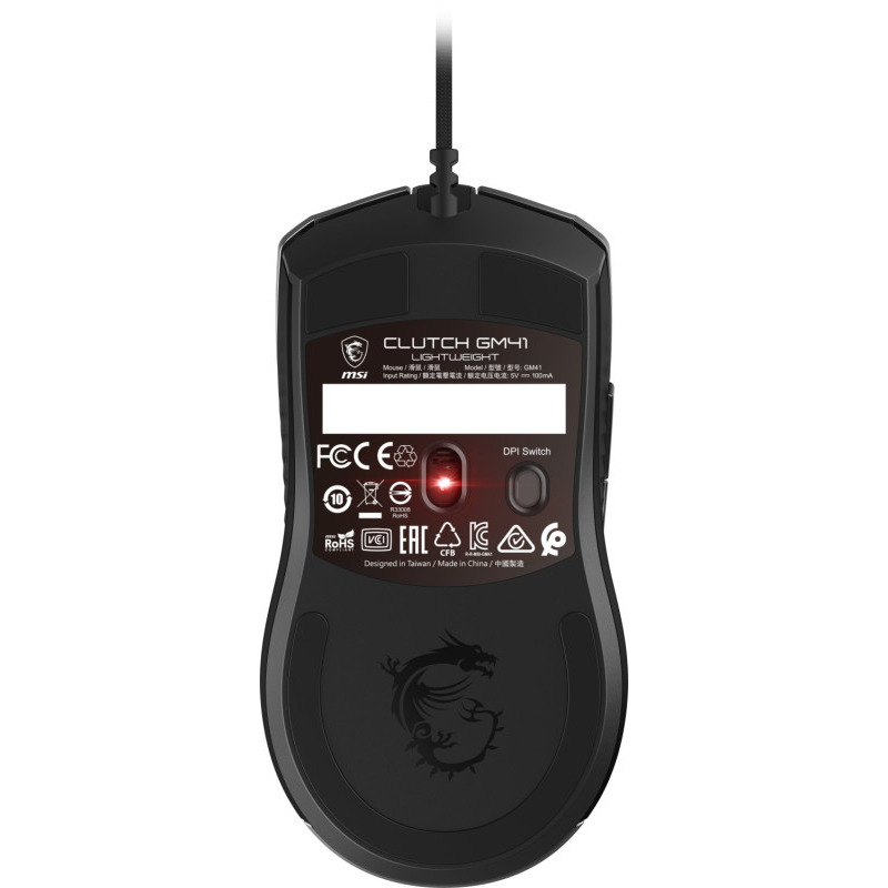 MSI Gaming Mouse CLUTCH GM41 LIGHTWEIGHT V2 USB 2.0 RGB 16000 MAX DPI Cod Produs: CLUTCH GM41 LIGHTWEIGHT V2 [3]
