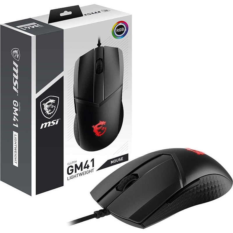 MSI Gaming Mouse CLUTCH GM41 LIGHTWEIGHT V2 USB 2.0 RGB 16000 MAX DPI Cod Produs: CLUTCH GM41 LIGHTWEIGHT V2 [7]