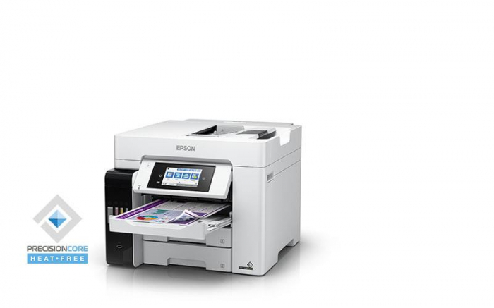 Multifunctional CISS Color Epson L6580, A4, Functii: Impr.|Scan.|Cop.|Fax, Viteza de Printare Monocrom: 25ppm, Viteza de printare color: 25ppm, Conectivitate:USB|Ret|WiFi, Duplex:Da, ADF:DADF, PCL, Po [1]