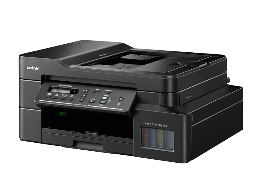 Multifunctional Inkjet CISS Color Brother DCP-T720DW , A4 , Functii: Impr|Scan|Cop , Vit de Print Monocrom: 17ppm , Vit de print color: 16ppm , Conec: USB|Wi-Fi , Duplex: Da , ADF: ADF (timbru verde 4 [1]