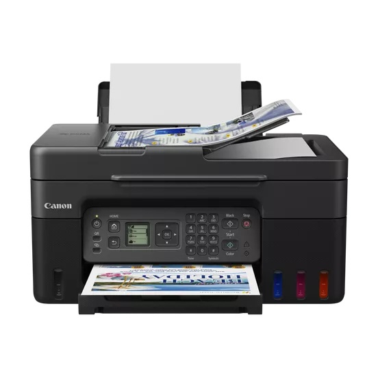 Multifunctional Inkjet CISS Color Canon G4470,A4,Functii: Impr.|Scan.|Cop.|Fax,Viteza Print Mono:11ipm,Viteza print color:6ipm,Conectiv:USB|WiFi,Duplex:Nu,ADF:ADF(timbru verde 11 lei) 5807C009AA [2]