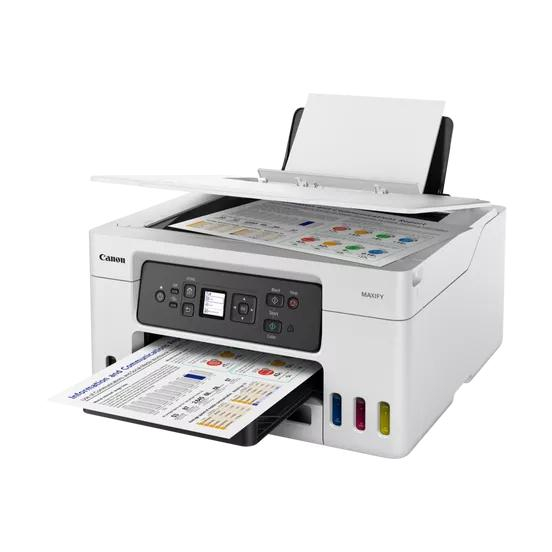 Multifunctional Inkjet CISS Color Canon GX3040, A4, Functii: Impr.|Scan.|Cop.|Cloud, Viteza de Printare Monocrom: 18ipm, Viteza de printare color: 13ipm, Conectivitate:USB|WIFI, Duplex:Da, ADF:Nu(incl [6]