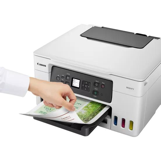 Multifunctional Inkjet CISS Color Canon GX3040, A4, Functii: Impr.|Scan.|Cop.|Cloud, Viteza de Printare Monocrom: 18ipm, Viteza de printare color: 13ipm, Conectivitate:USB|WIFI, Duplex:Da, ADF:Nu(incl [5]