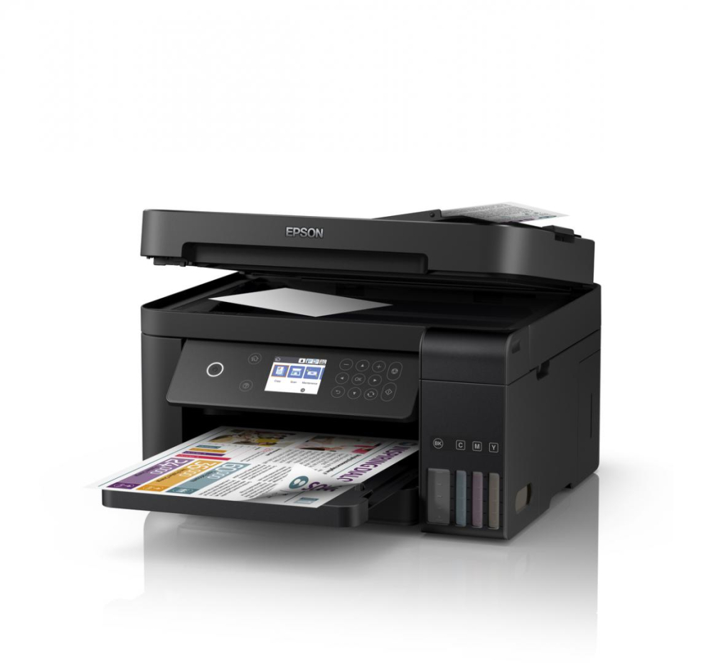 Multifunctional Inkjet CISS Color Epson L15160,A3,Functii:Impr|Scan|Cop|Fax, Vit Print Mono: 32ppm, Vit prin color: 32ppm, Conectiv:USB|Retea|WiFi, Duplex:Da, ADF:ADF, (Timbru Verde 15lei) C11CH71402( [1]