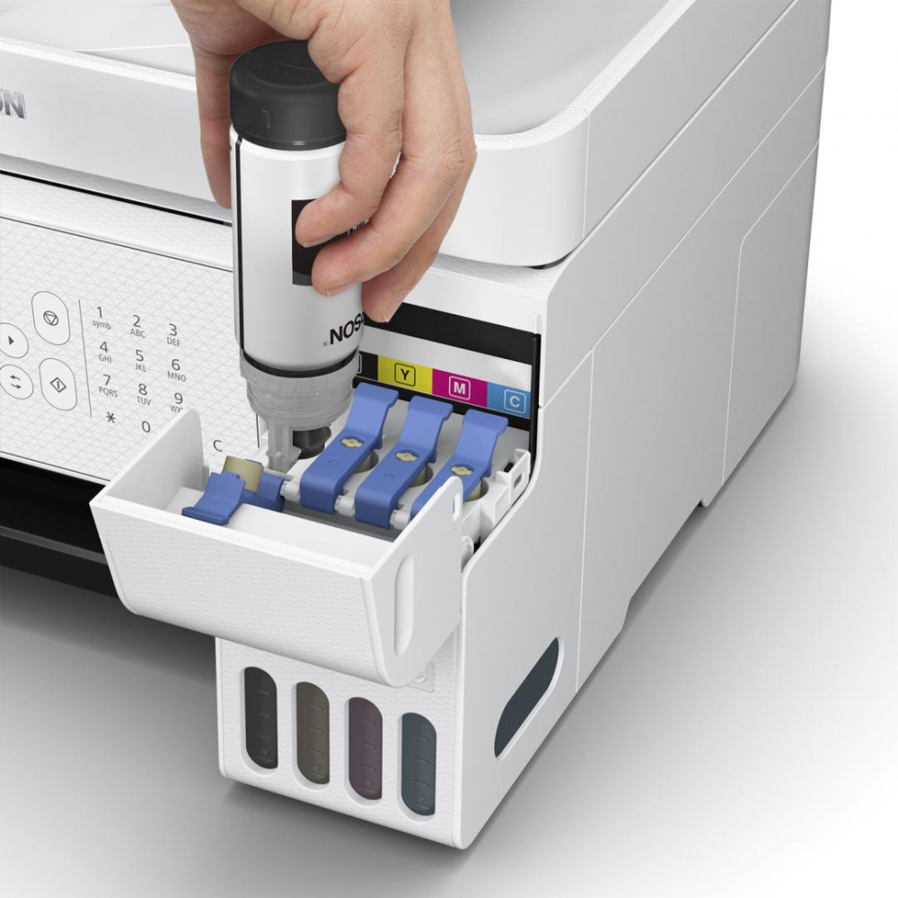 Multifunctional Inkjet CISS Color Epson L5316, A4, Functii: Impr.|Scan.|Cop.|Fax, Viteza de Printare Monocrom: 33ppm, Viteza de printare color: 15ppm, Conectivitate:USB|Ret|WiFi, Duplex:Nu, ADF:ADF, ( [3]