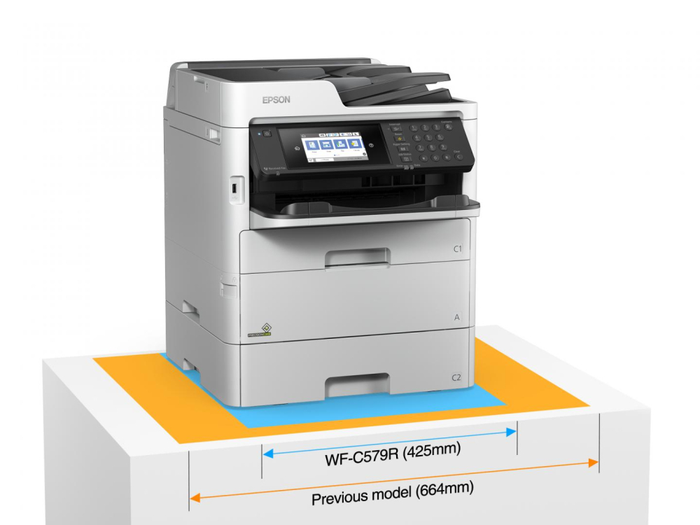 Multifunctional Inkjet CISS Color EPSON WF-C579RDWF A4 Functii: Impr|Scan|Cop|Fax Vit Print Mono: Vit Print color: 24ppm Conectiv: USB|Retea|Wi-Fi Duplex: Da ADF: ADF(Timbru Verde 11lei) , C11CG77401 [3]