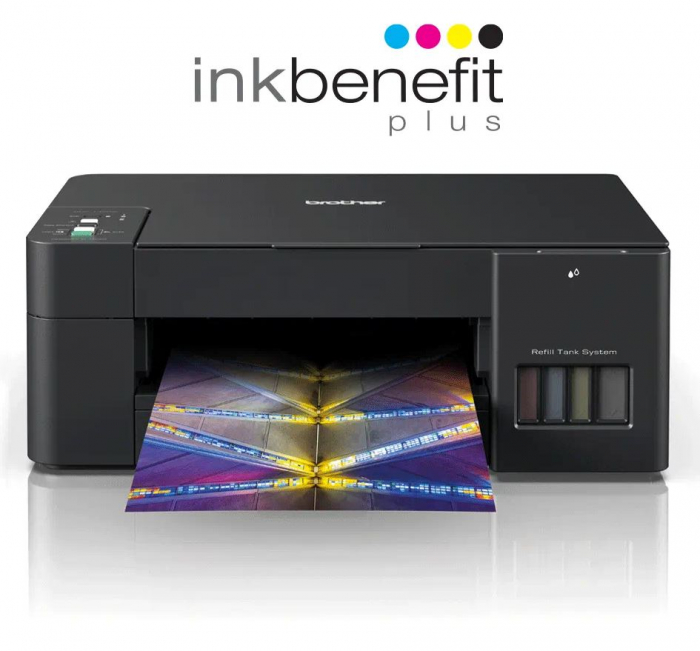 Multifunctional Inkjet Color Brother DCP-T420W, A4, Functii: Impr.|Scan.|Cop., Viteza de Printare Monocrom: 16 ipm, Viteza de printare color: 9 ipm, Conectivitate:USB|Retea|WiFi, Duplex:Nu , ADF:Nu [2]