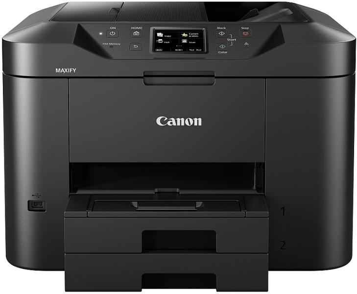 Multifunctional Inkjet Color Canon Maxify MB2750 , A4 , Functii: Impr|Scan|Cop|Fax , Vit Print Mono: 24ppm , Vit print color: 15ppm , Conectiv: USB|Ret|Wi-Fi , Duplex: Da , ADF: ADF(timbru verde 40 [1]