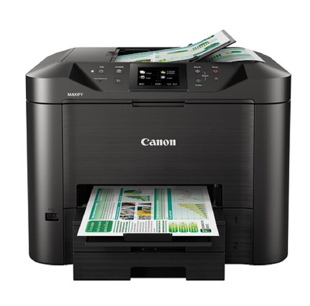 Multifunctional Inkjet Color Canon MAXIFY MB5450 , A4 , Functii: Impr|Scan|Cop|Fax , Vit Print Mono: 24ppm , Vit print color: 15.5ppm , Conectiv: USB|Ret , Duplex: Da , ADF: ADF(timbru verde 40 lei) [1]