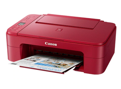 Multifunctional Inkjet Color Canon Pixma TS3352 Red, A4, Functii:Impr|Scan|Cop,Viteza Print Mono:7.7ipm,Viteza Print color:4ipm,Conectiv:USB|WiFi,Duplex:Nu,ADF:Nu(timbru verde 11 lei) 3771C046AA [3]
