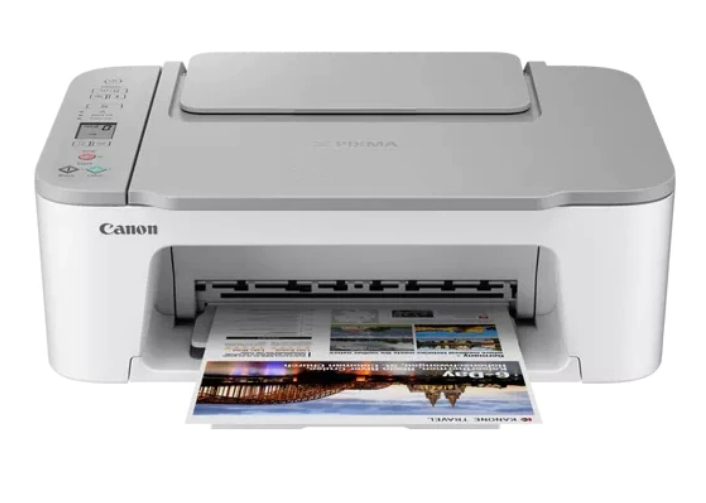 Multifunctional Inkjet Color Canon Pixma TS3451 White , A4 , Functii: Impr|Scan|Cop , Viteza Print Mono: 7.7ipm , Viteza Print color: 4ipm , Conectiv: USB|Wi-Fi , Duplex: Nu , ADF: Nu(timbru verde 11 [1]
