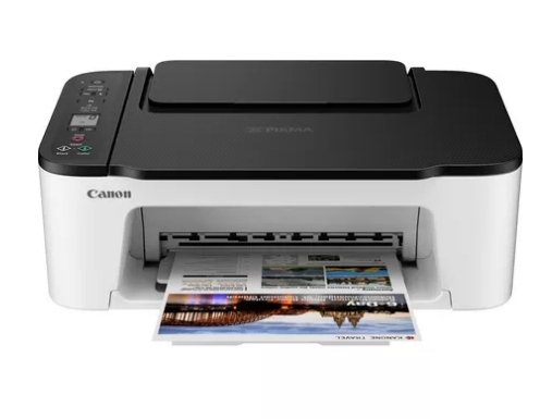 Multifunctional Inkjet Color Canon Pixma TS3452 Black/White , A4 , Functii: Impr|Scan|Cop , Vit Print Mono: 7.7ipm , Vit Print color: 4ipm , Conectiv: USB|WiFi , Duplex: Nu , ADF: Nu(timbru verde 11 l [2]