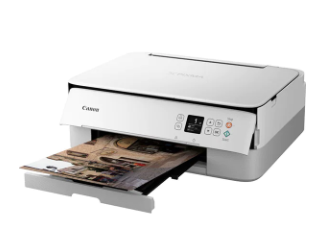 Multifunctional Inkjet Color Canon Pixma TS5351 White , A4 , Functii: Impr|Scan|Cop , Viteza Print Mono: 13ipm , Viteza Print color: 6.8ipm , Conectiv: USB|Wi-Fi , Duplex: Nu , ADF: Nu(timbru verde 1 [2]