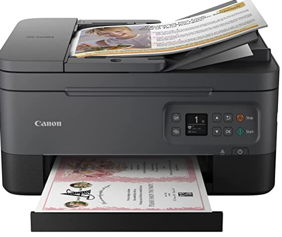 Multifunctional Inkjet Color Canon Pixma TS7450a Black , A4 , Functii: Impr|Scan|Cop , Viteza Print Mono: 13ipm , Viteza Print color: 6.8ipm , Conectiv: USB|Wi-Fi , Duplex: Da , ADF: ADF(timbru verde  [1]