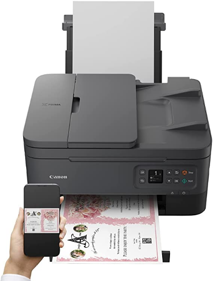 Multifunctional Inkjet Color Canon Pixma TS7450a Black , A4 , Functii: Impr|Scan|Cop , Viteza Print Mono: 13ipm , Viteza Print color: 6.8ipm , Conectiv: USB|Wi-Fi , Duplex: Da , ADF: ADF(timbru verde  [4]