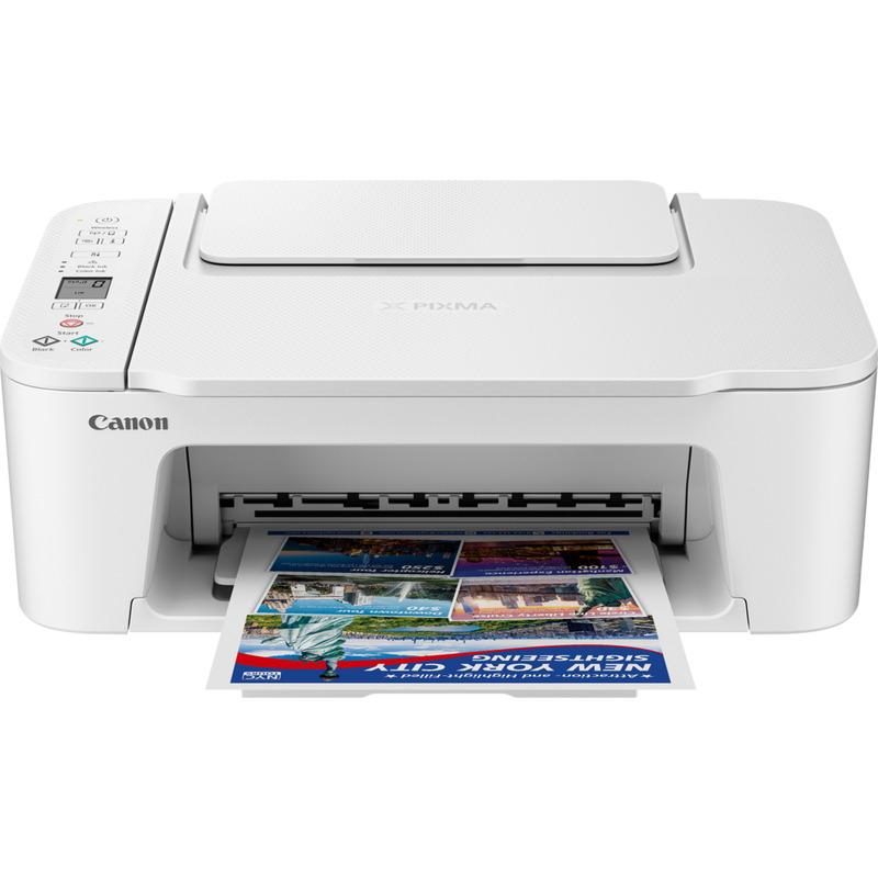 Multifunctional InkJet Color Canon TS3751i , A4 , Functii: Impr.|Scan.|Cop. , Viteza de Printare Monocrom: 7.7ppm , Viteza de printare color: 4ppm , Conectivitate: USB|Wi-Fi , Duplex: Nu , ADF: [2]