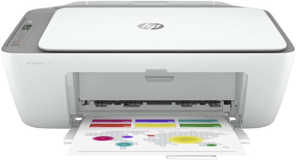 Multifunctional inkjet Color HP DJ 2720E AIO ,  A4 ,  Functii: Impr|Scan|Cop , Viteza Print Mono: 7.5ppm , Viteza Print color: 5.5ppm , Conectiv: USB|WiFi , Duplex: Da , ADF: Nu(Timbru Verde 4lei) 26K [1]