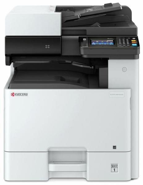 Multifunctional Laser Color Kyocera ECOSYS M8124cidn , A3 , Functii: Impr|Scan|Cop , Viteza Print Mono: 24ppm , Viteza Print color: 24ppm , Conectiv: USB|Retea , Duplex: Da , ADF: RADF(timbru verde [1]