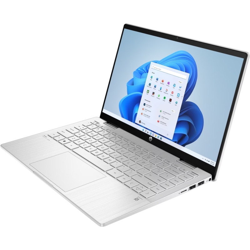 Notebook HP Pavilion x360 14-ek0004nn Intel Core i7-1255U 14inch FHD 16GB 512GB PCIe Intel Iris Xe W11H Natural Silver Cod Produs: 6M2N2EA#ABB [3]