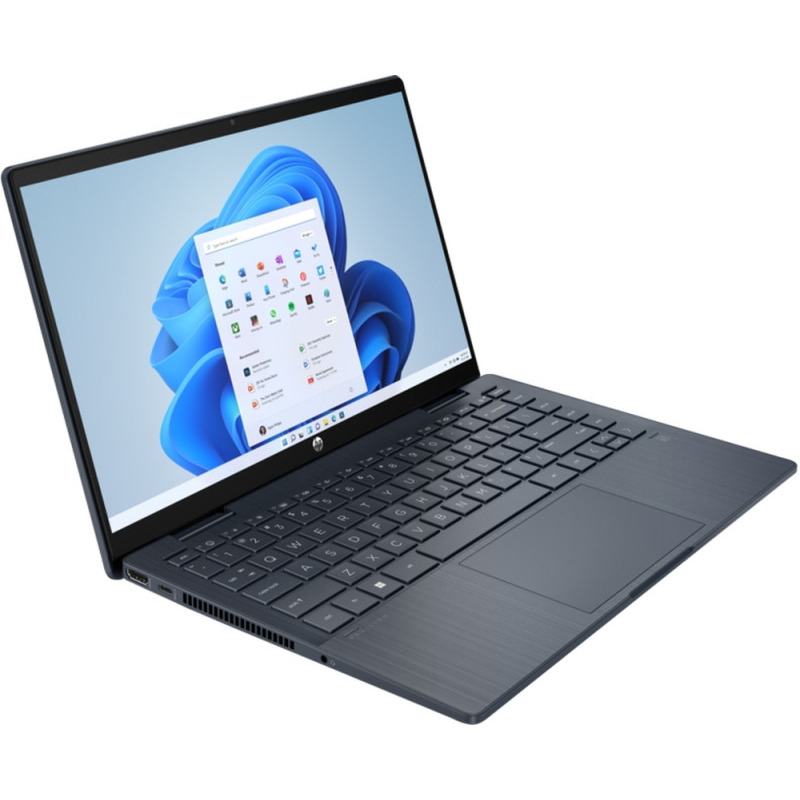 Notebook HP Pavilion x360 14-ek0008nn Intel Core i5-1235U 14inch FHD 8GB 512GB PCIe Intel Iris Xe W11H Space Blue Cod Produs: 6M2N6EA#ABB [2]