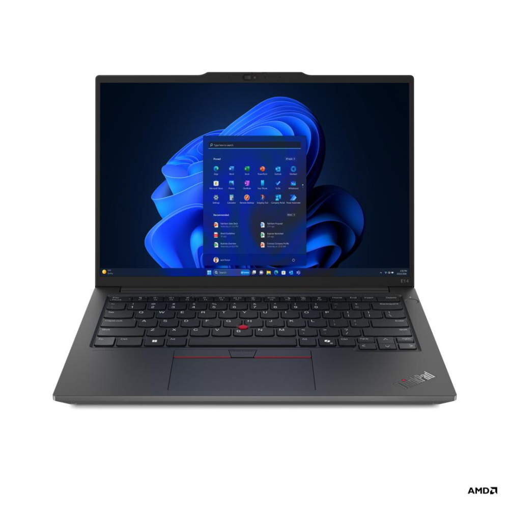 Notebook LENOVO ThinkPad E14 G6 AMD Ryzen 5 7535HS 14inch WUXGA 16GB DDR5 512GB SSD M.2 NOOS 3Y Onsite Cod Produs: 21M3003MRI [3]
