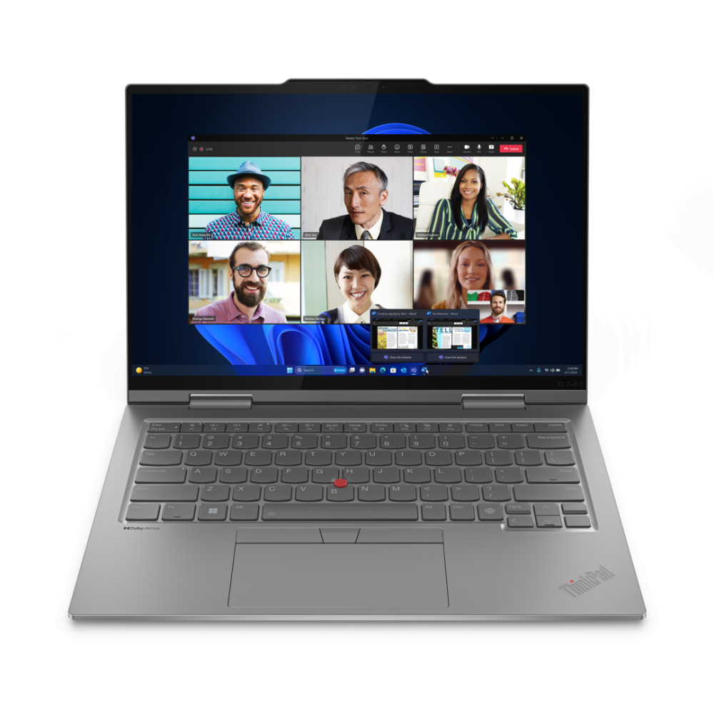 Notebook LENOVO ThinkPad X1 2-in-1 G9 Intel Core Ultra 7 155U 14inch WUXGA MT 32GB LP5X 1TB SSD M.2 UMA Wi-Fi 6E + BT FPR W11P 3Y Premier Cod Produs: 21KE002BRI [6]